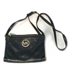MICHAEL KORS Leather Cross Body Black Bag